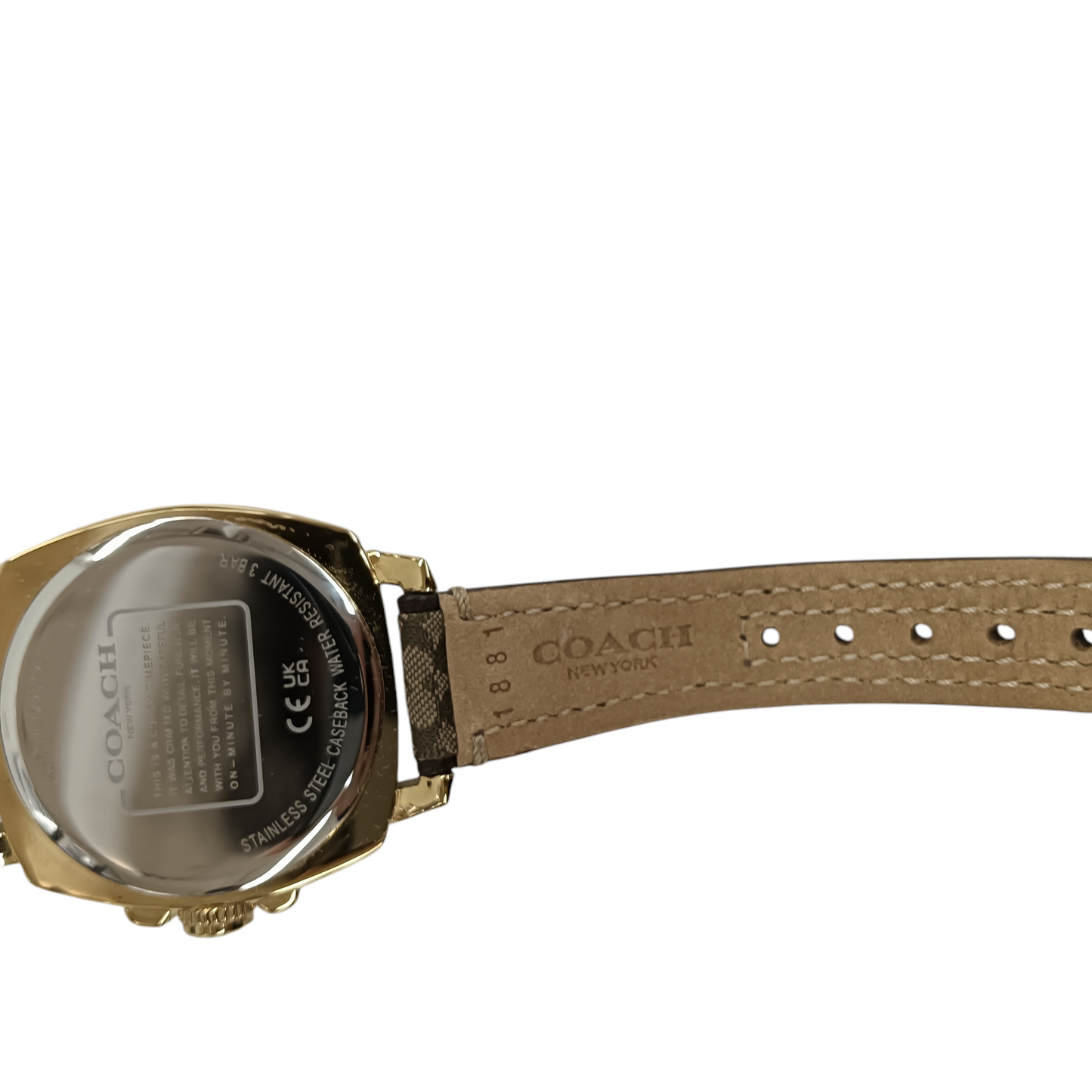 COACH WRIST WATCH Gold CA.61.7.95.1617s Rank (A)