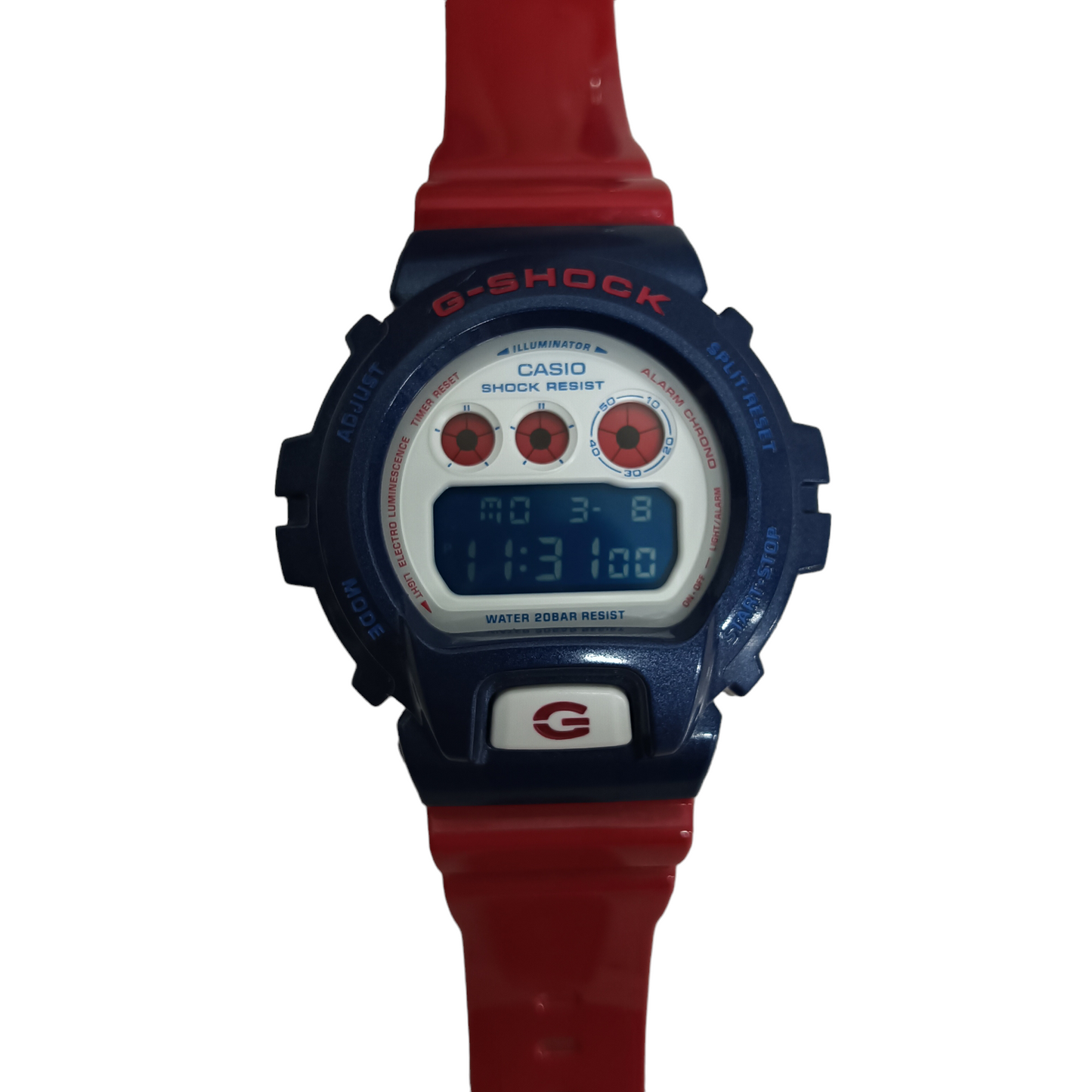 CASIO G-Shock Wrist Watch Blue/Red DW-6900AC