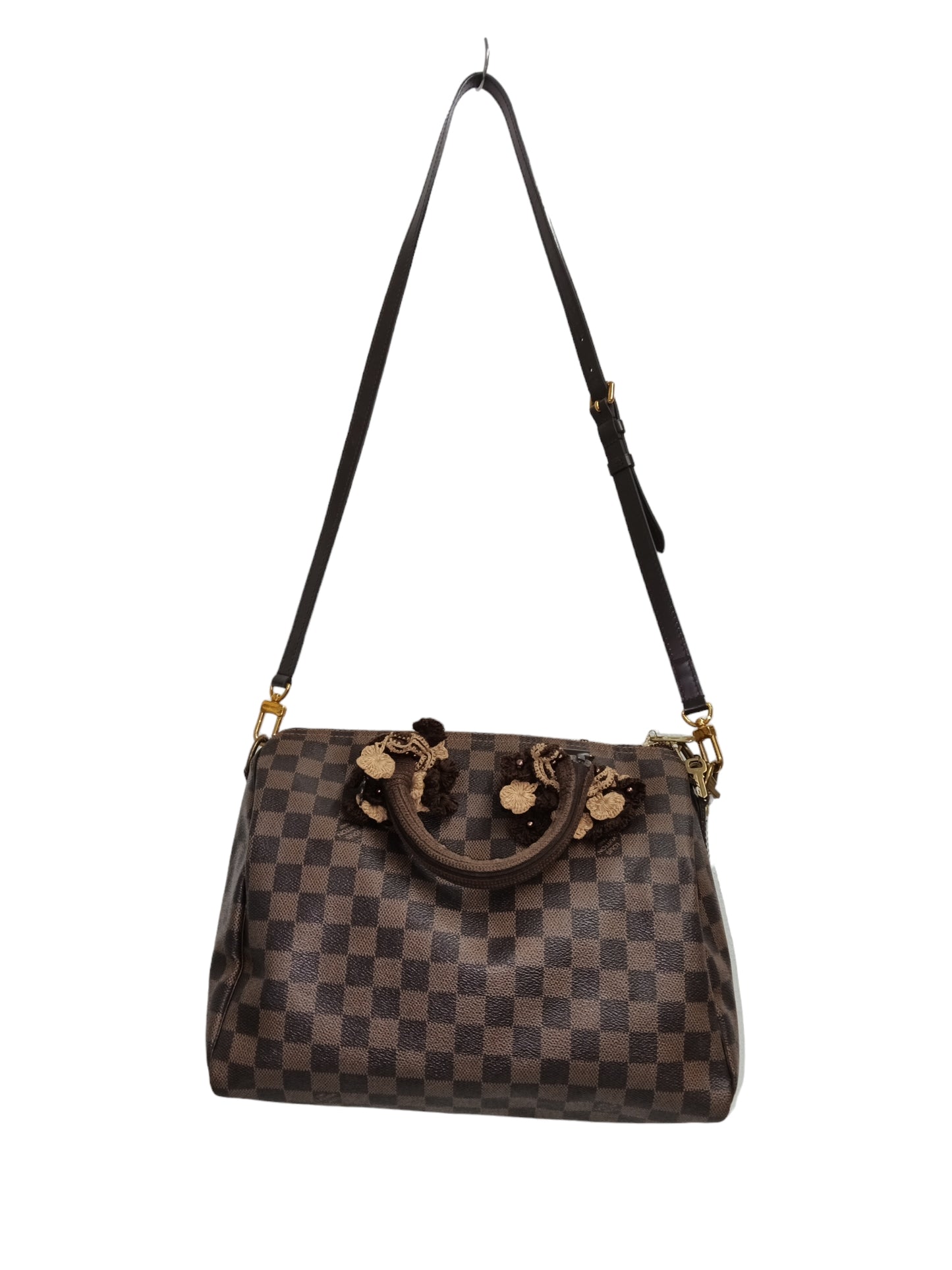 LOUIS VUITTON 2WAY BAG DAMIER BROWN STAIN N41367 SP1192 SPEEDY 30 BANDOUL IERE RANK(B)