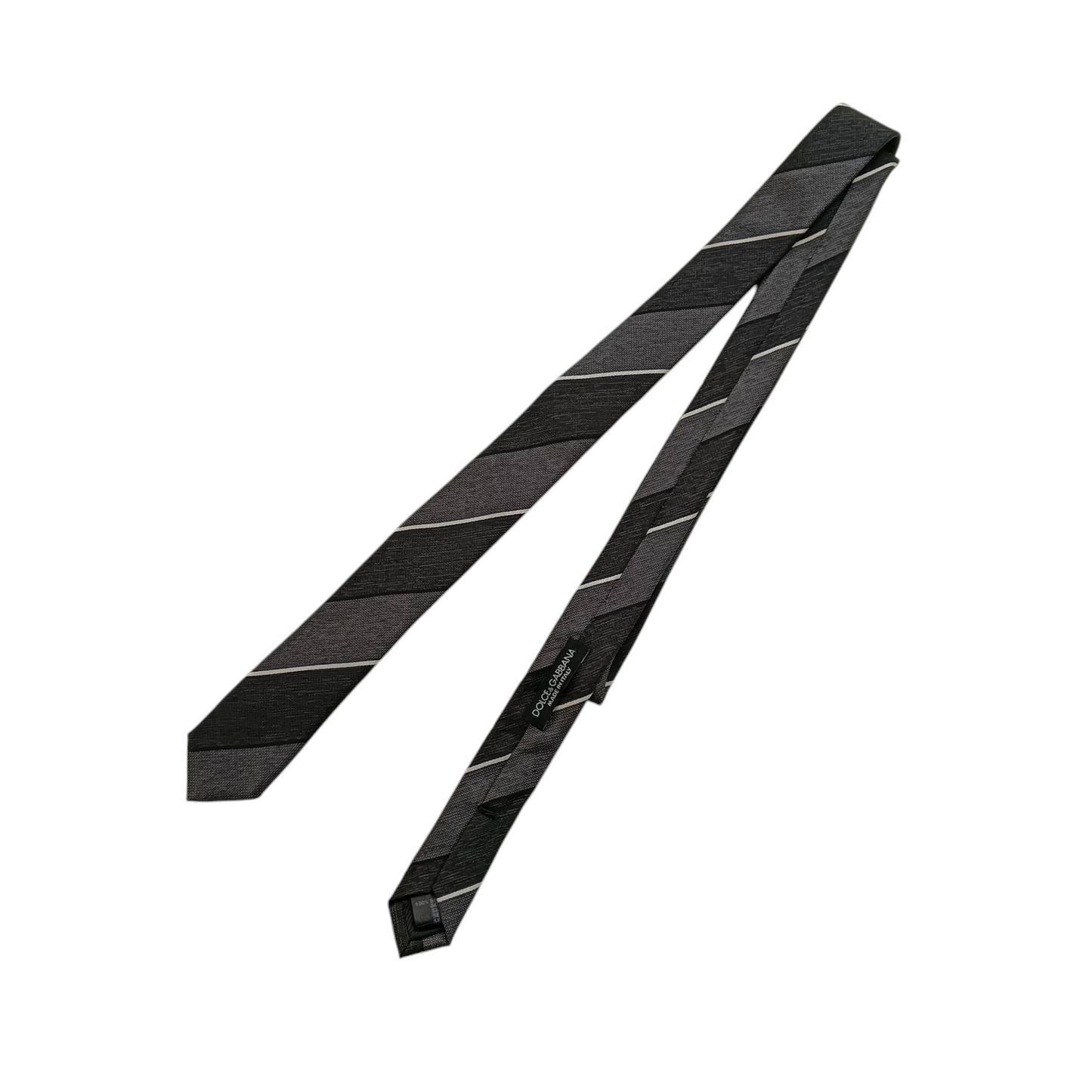 DOLCE & GABBANA NECKTIE GRAY