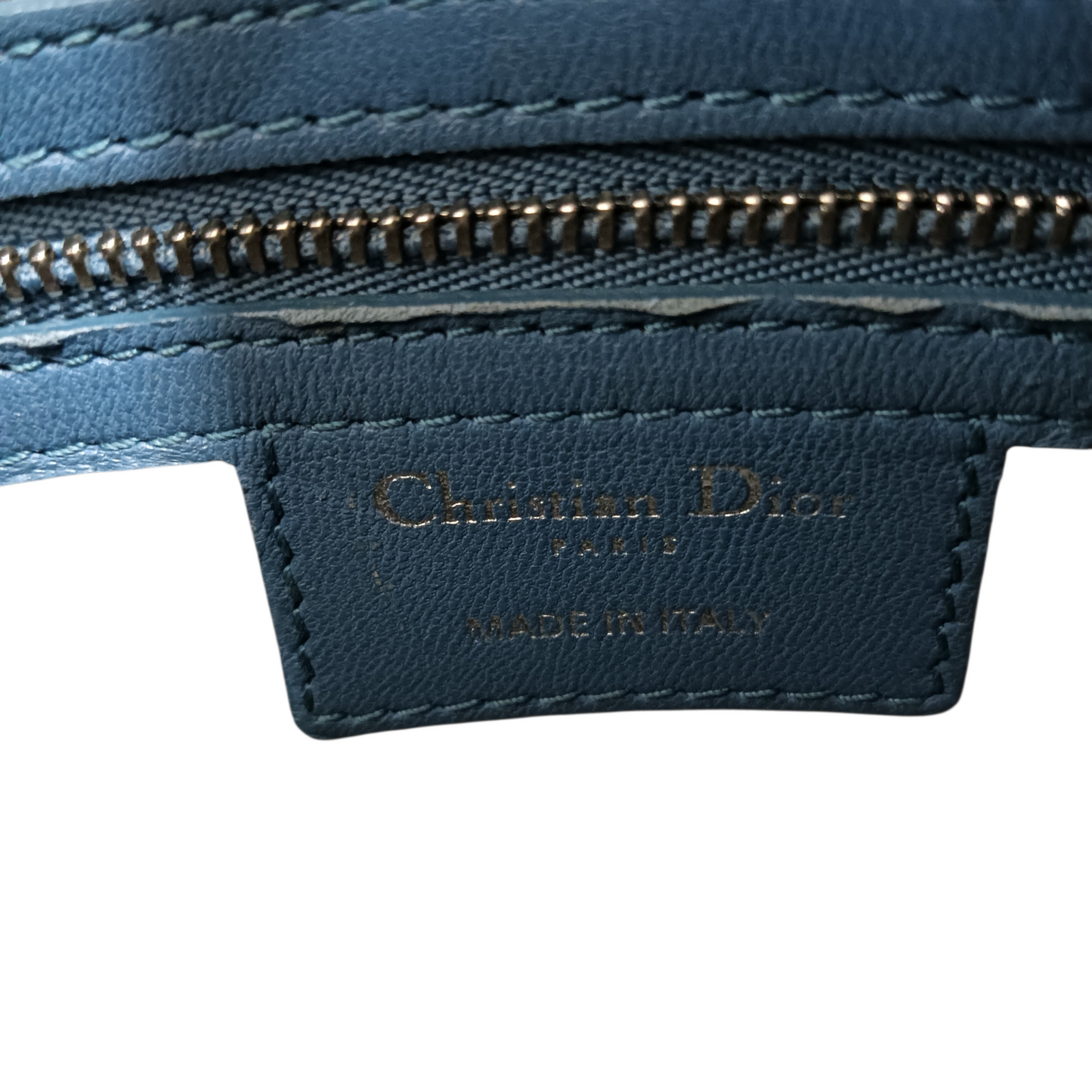Christian Dior 2WAY Bag Sky Blue 17-B0-1111