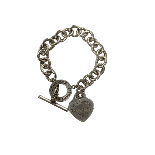 Bracelet Tiffany & Co. silver 925 Heart Tag Toggle