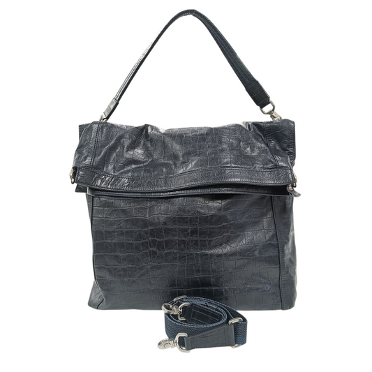 ANIARY 2Way Bag Leather Navy