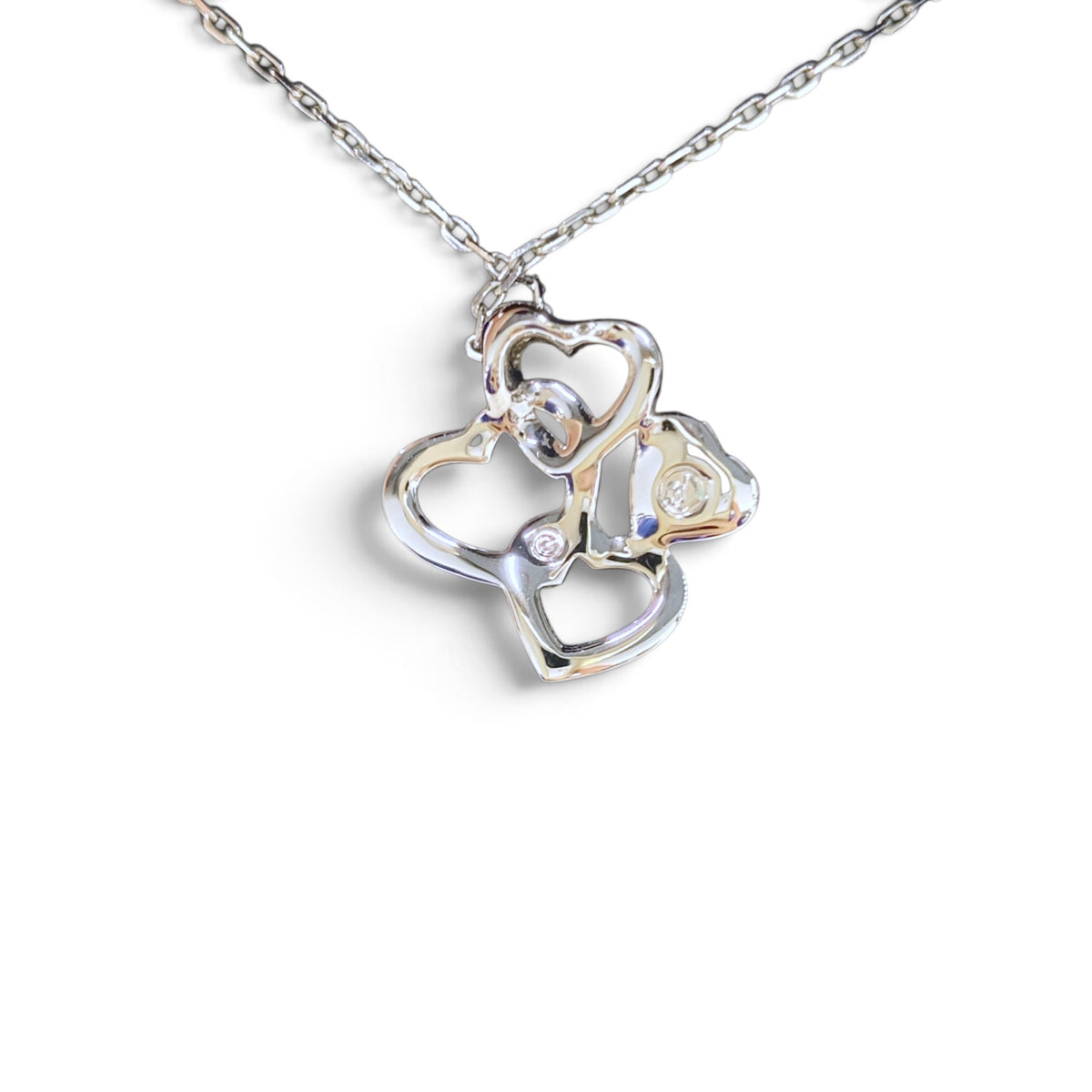 SWAROVSKI Necklace 4 Heart Rank B