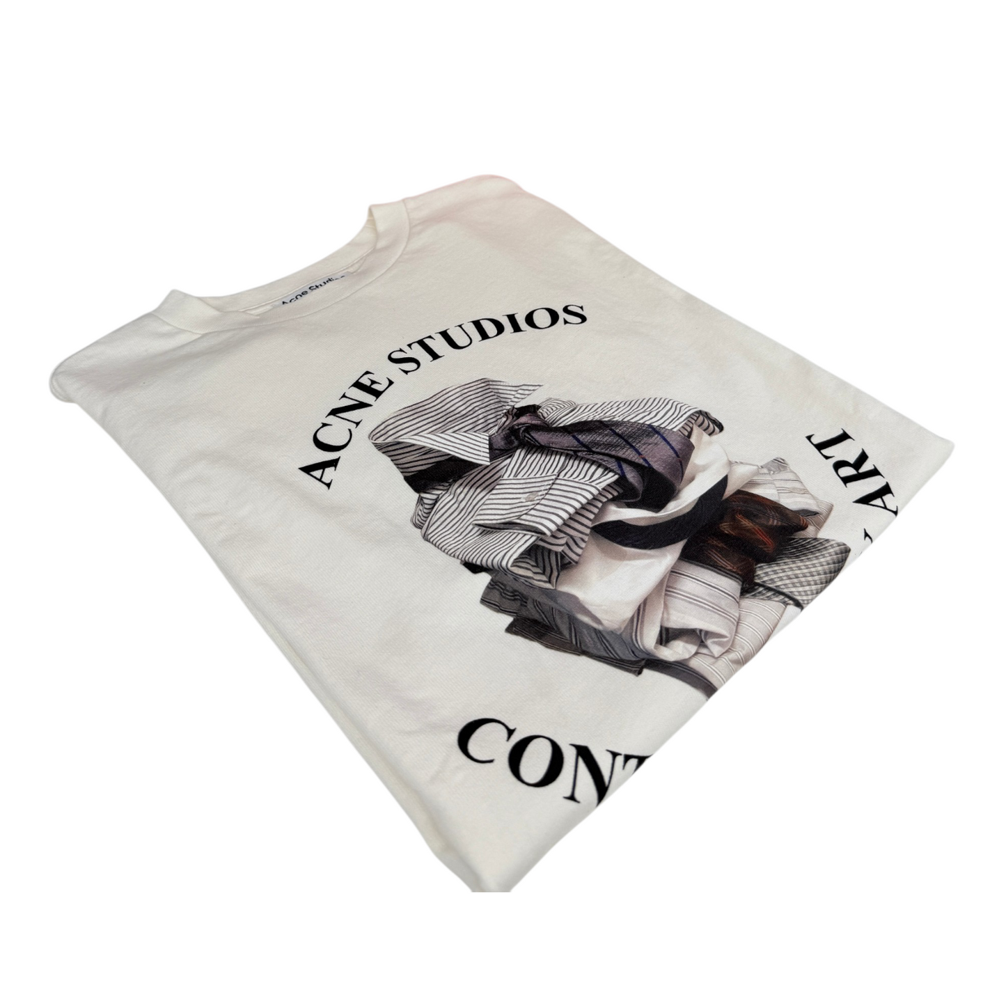 ACNE STUDIOS T-SHIRT SIZE XXS Men's Ivory AL0534