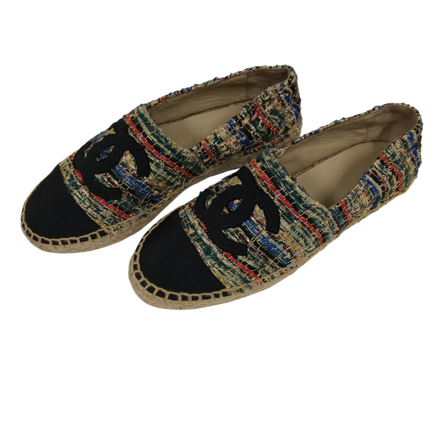 CHANEL Espadrille Lady's Multi Color BG29762