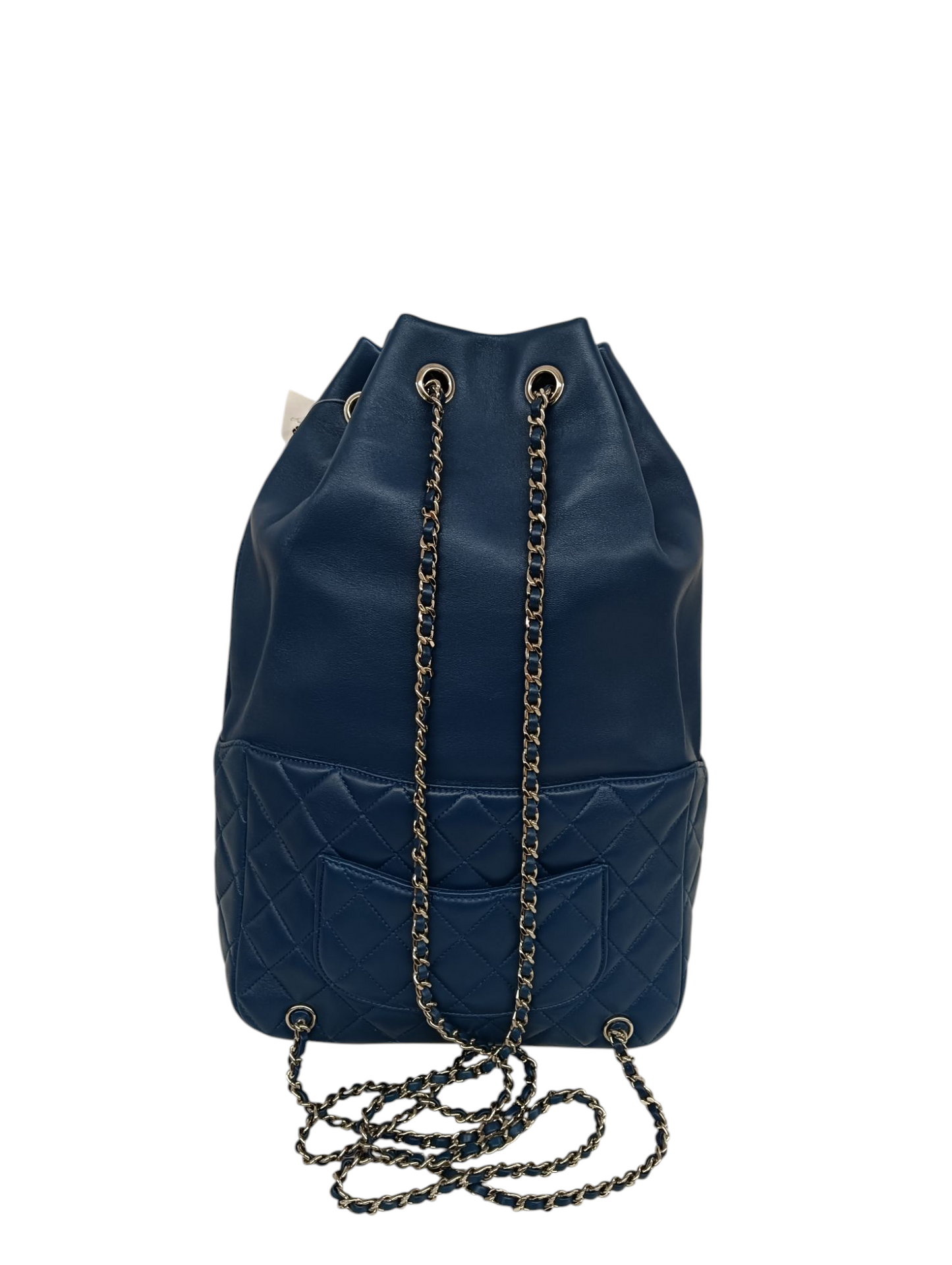 CHANEL Rucksack 23807126 Navy With out Garantee Card