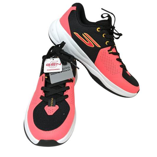 SKECHERS Sneaker Size 8 US SN253011 Unisex Pink/Black