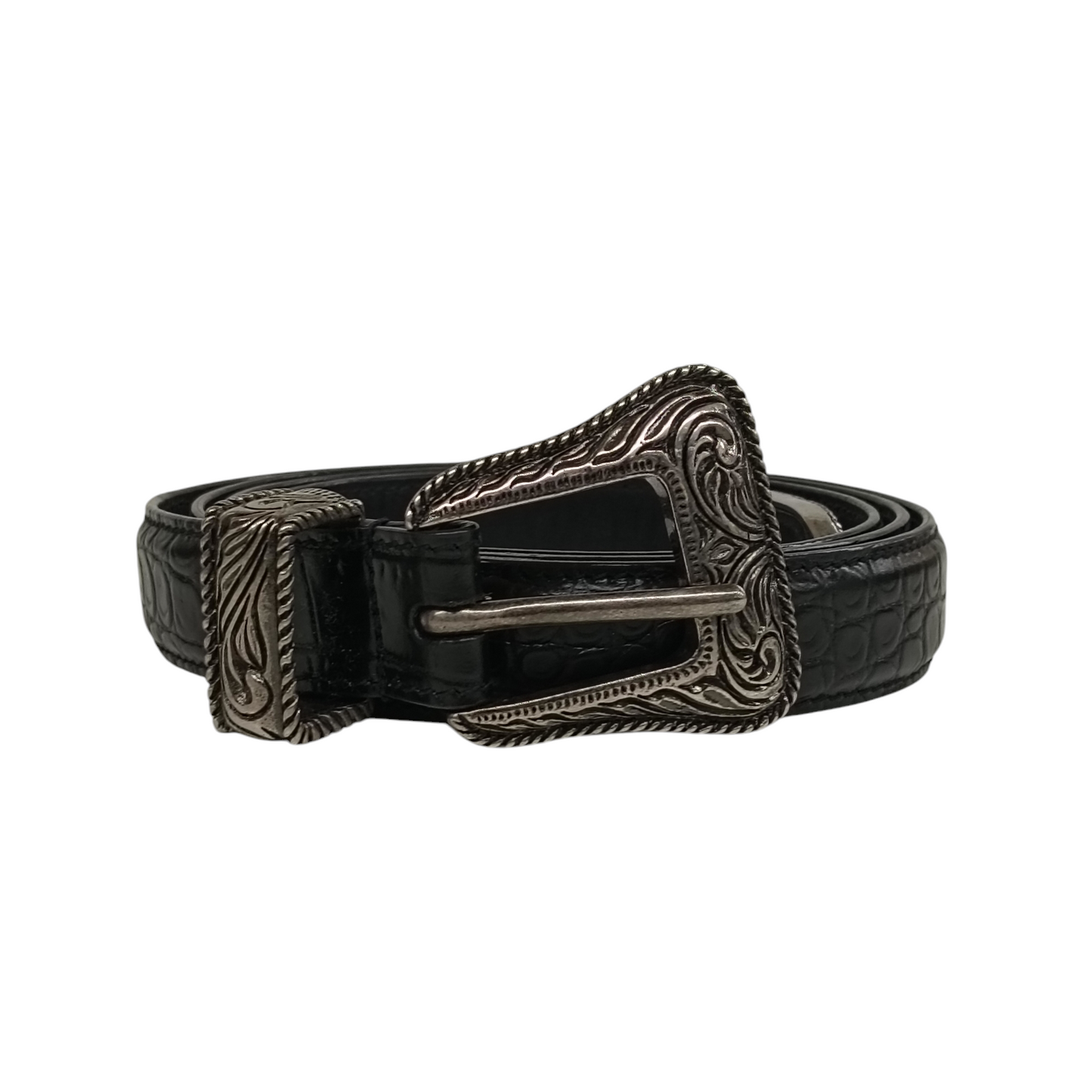 SAINT LAURENT PARIS Belt Rank (B) Black GRZ352958