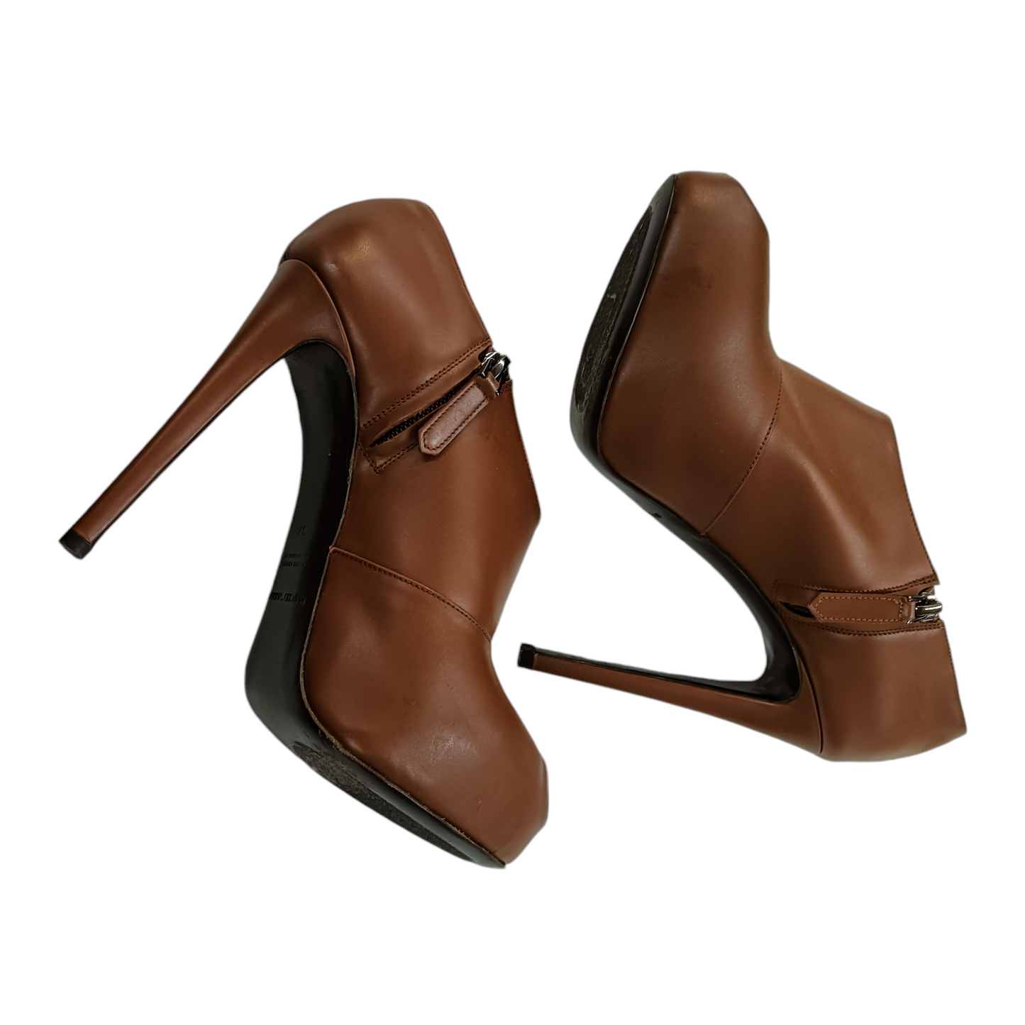 EMPORIO ARMANI HEEL PUMPS 37 BROWN X31071