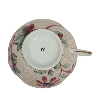 Cup & Saucer Wedgwood White CUCKOO