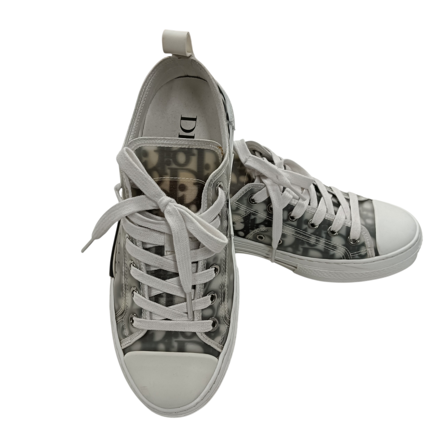 Christian Dior Sneaker Lady's 38 White And Black *Stain