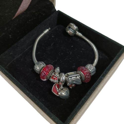 Bracelet PANDORA Silver 7 Charm