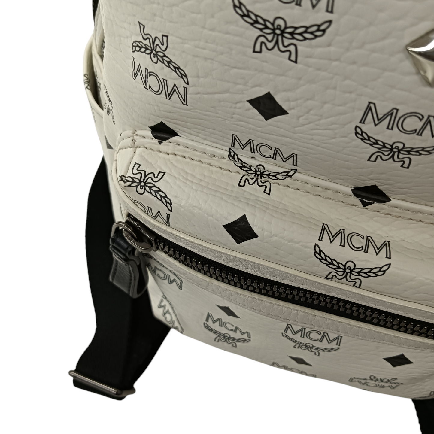 MCM Rucksack MMK3SVEG2WT001 Rank (BC) White *Discolored