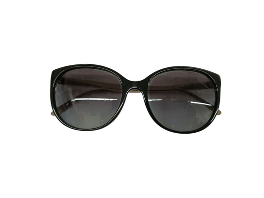BURBERRY Sunglasses Black B4146 3406/8G Rank C Scratch