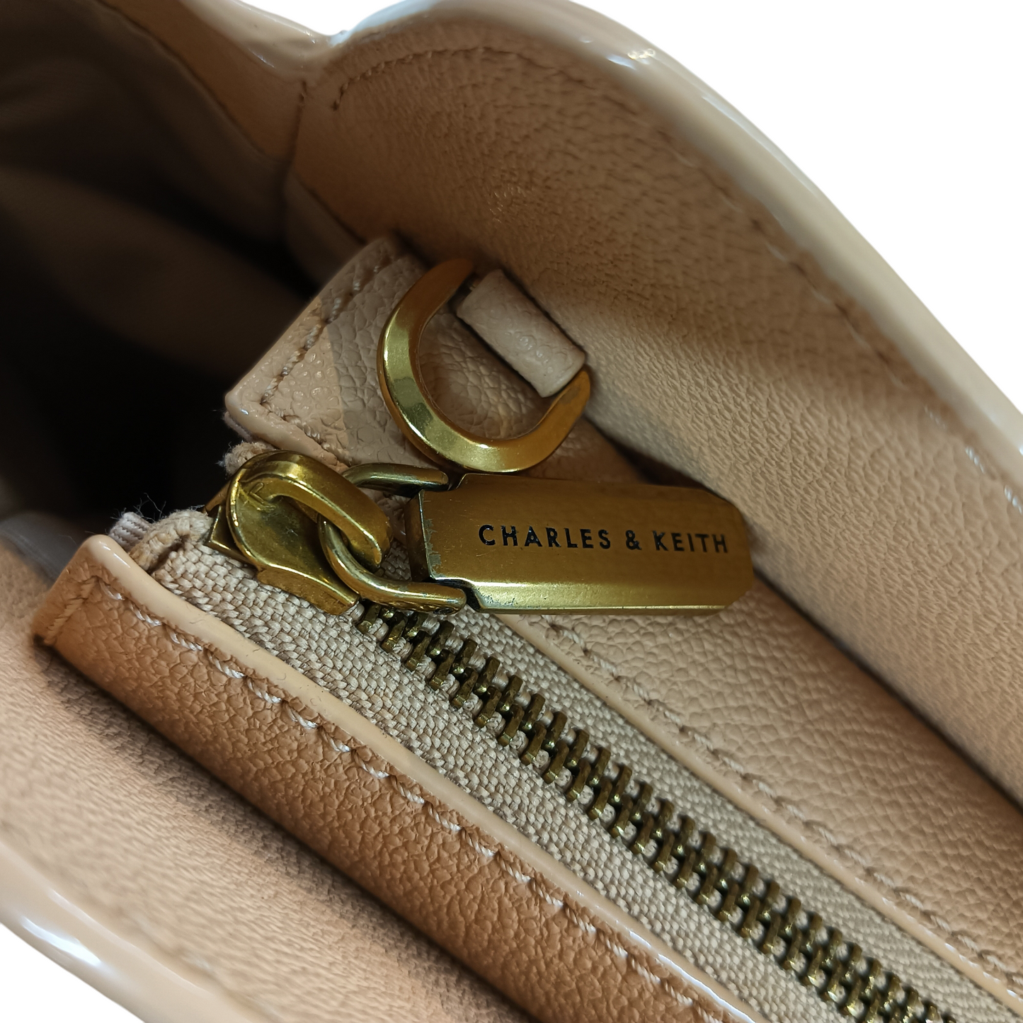 CHARLES & KEITH 2WAY BAG ORANGE 50160080-2