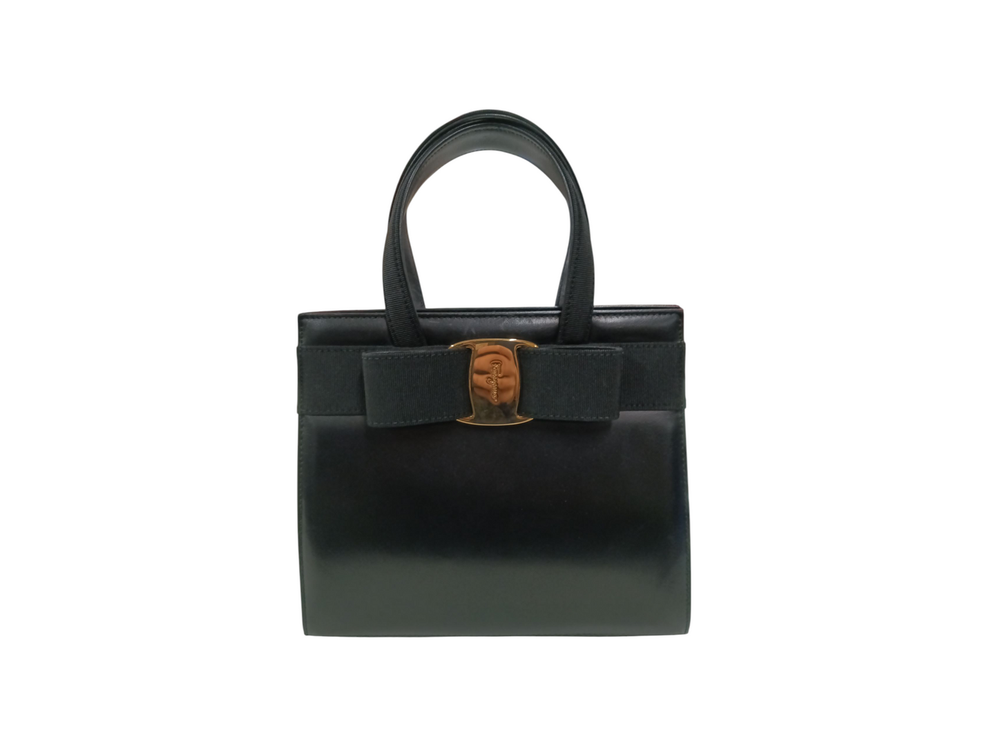 SALVATORE FERRAGAMO 2Way Bag Black