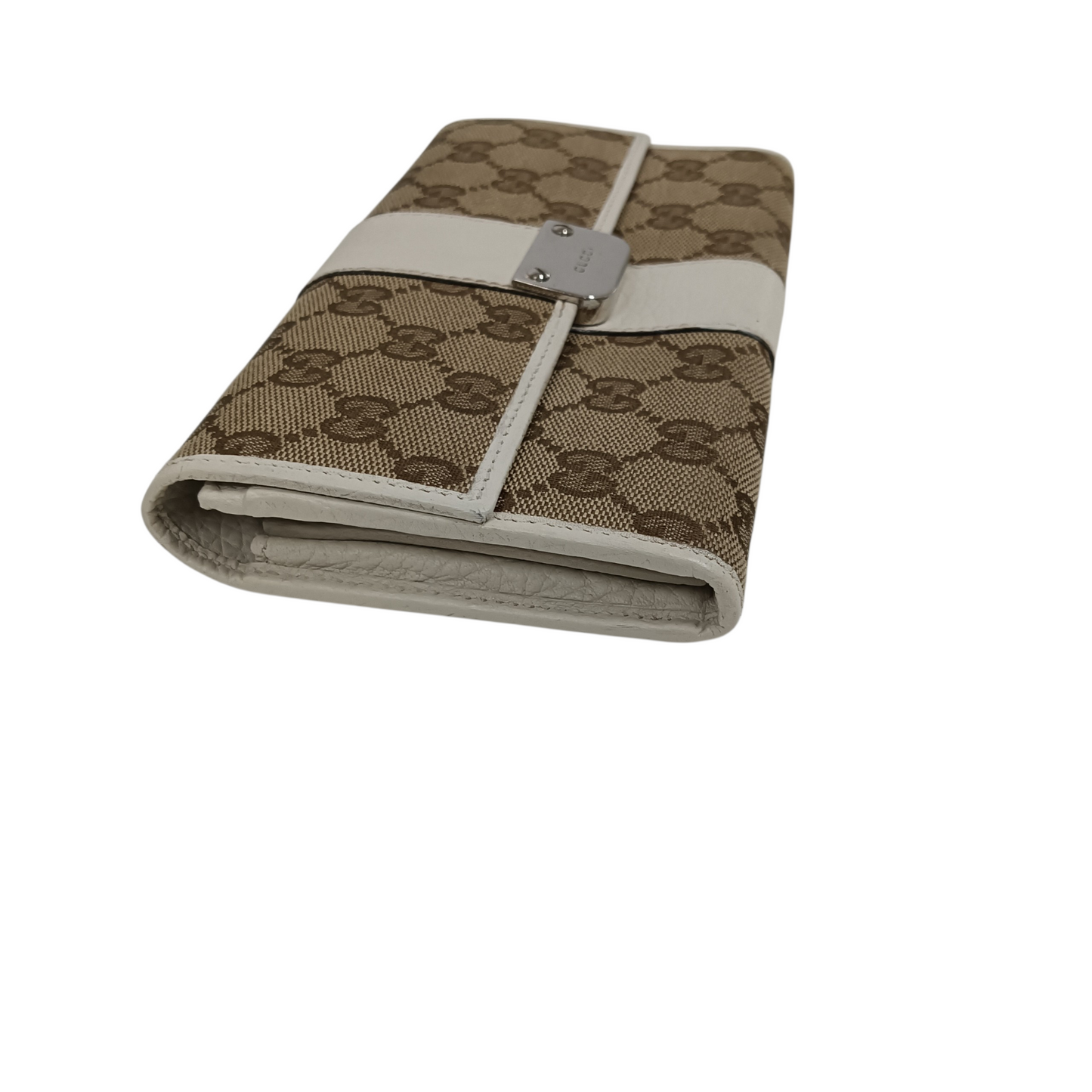 GUCCI Wallet 233028 Brow/White