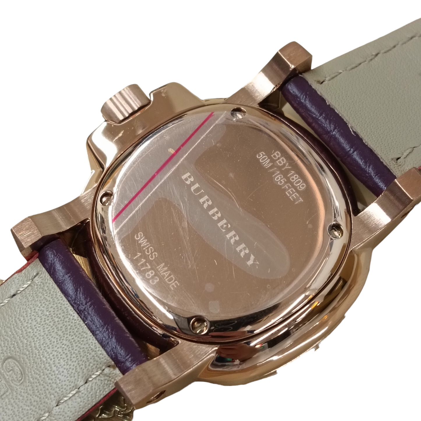 BURBERRY Wrist Watch BBY1809 Rank (A) Purple