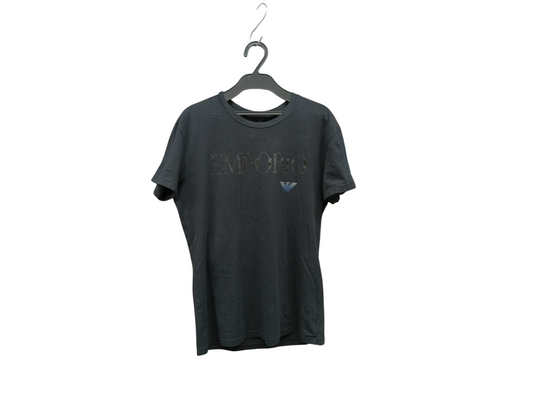 EMPORIO ARMANI T-Shirt Size L Mens Black