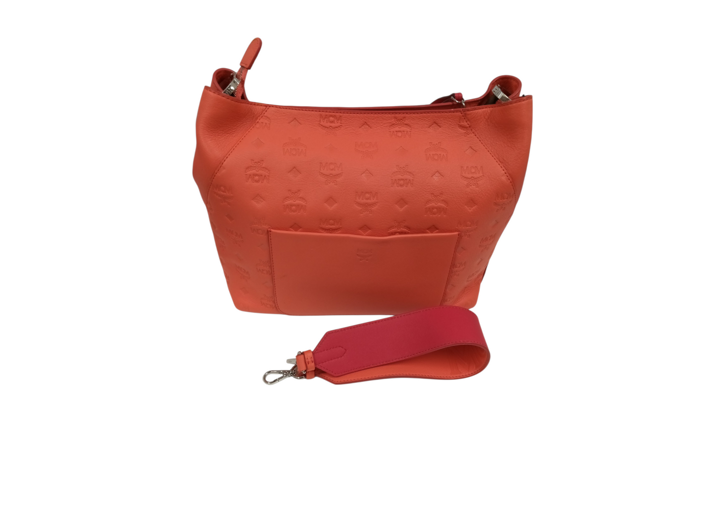 MCM SHOULDER BAG PINK RANK A