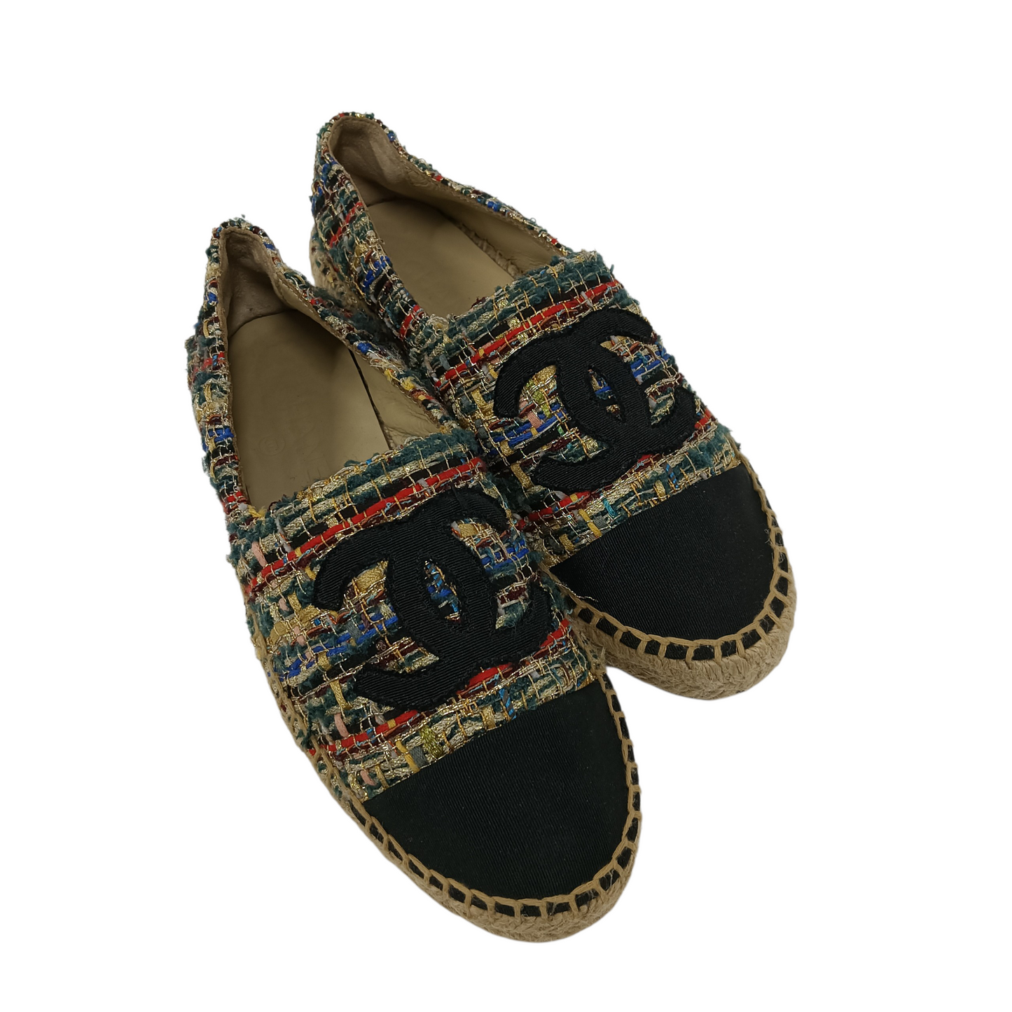 CHANEL Espadrille Lady's Multi Color BG29762