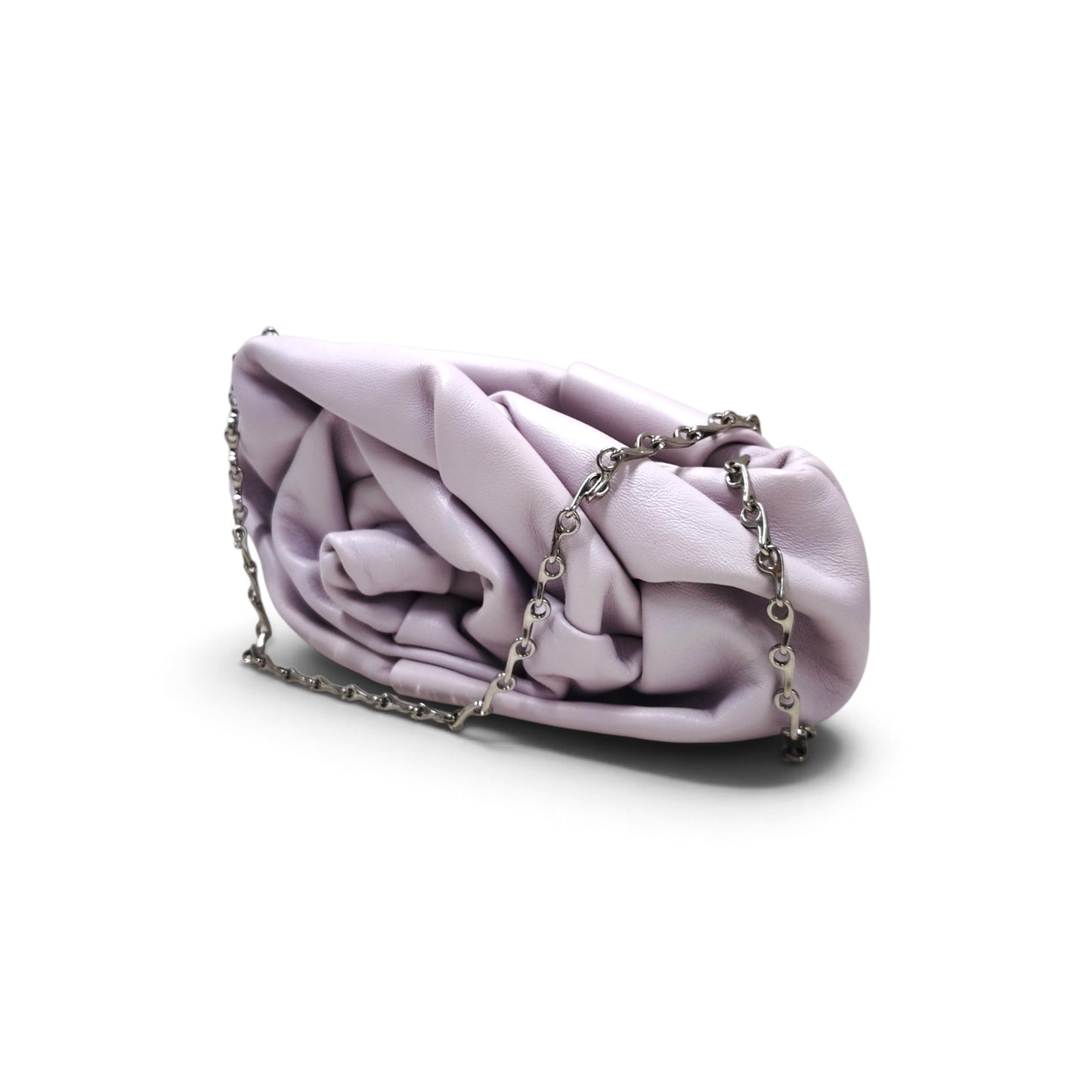 BURBERRY Clutch Bag Purple 80791861 Rank B