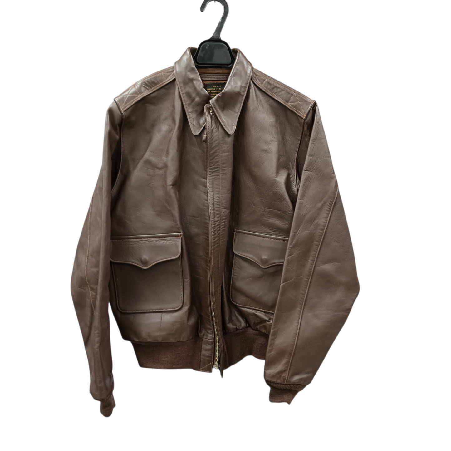 Leather Jacket 40 Mens Brown