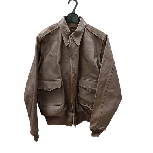 Leather Jacket 40 Mens Brown