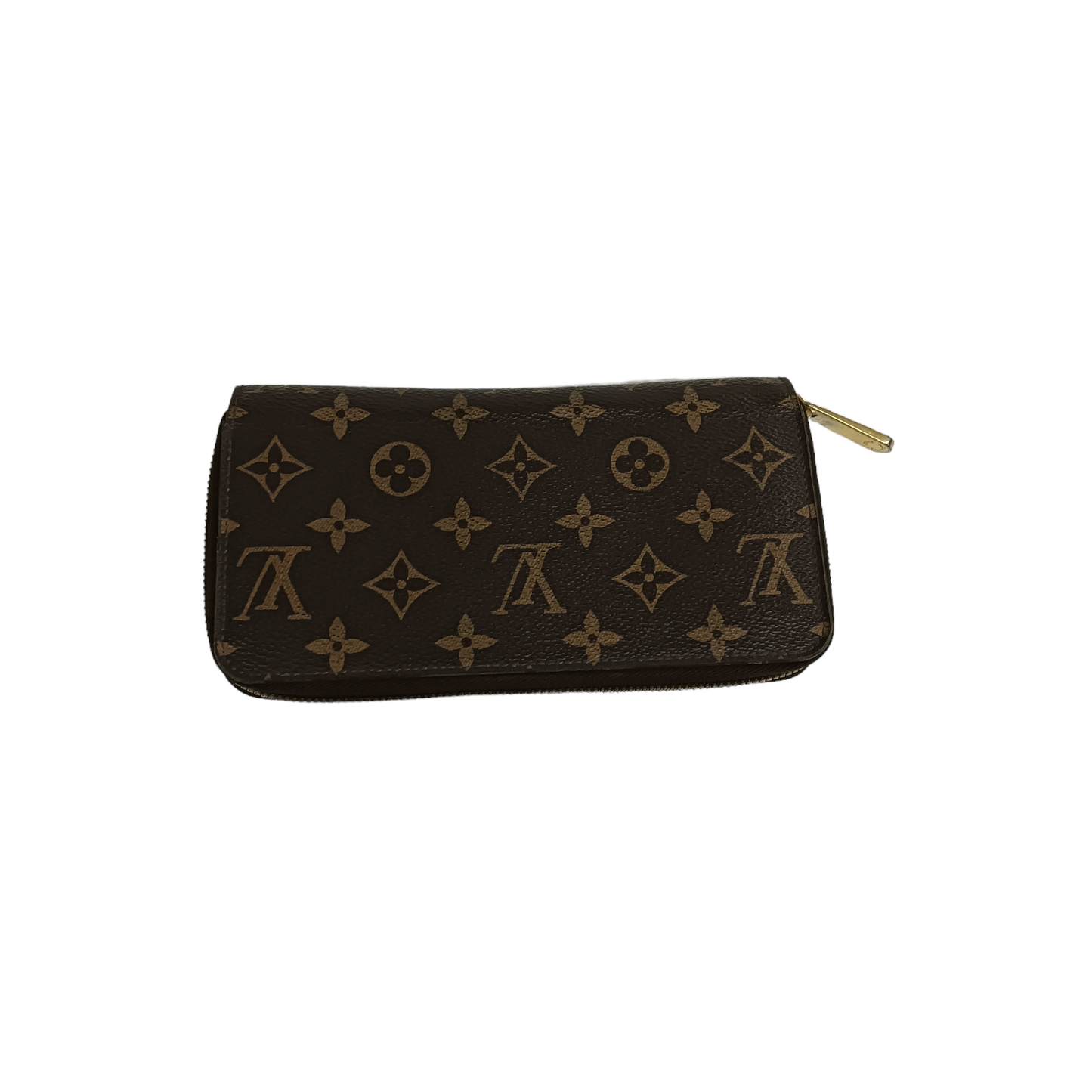 LOUIS VUITTON LONG WALLET MONOGRAM M41896 BROWN KM01