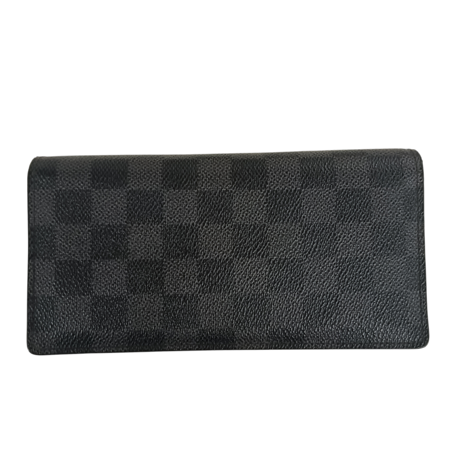 LOUIS VUITTON Long Wallet Damier Graphite N62665 Black IA3193 Rank (B) *NAME