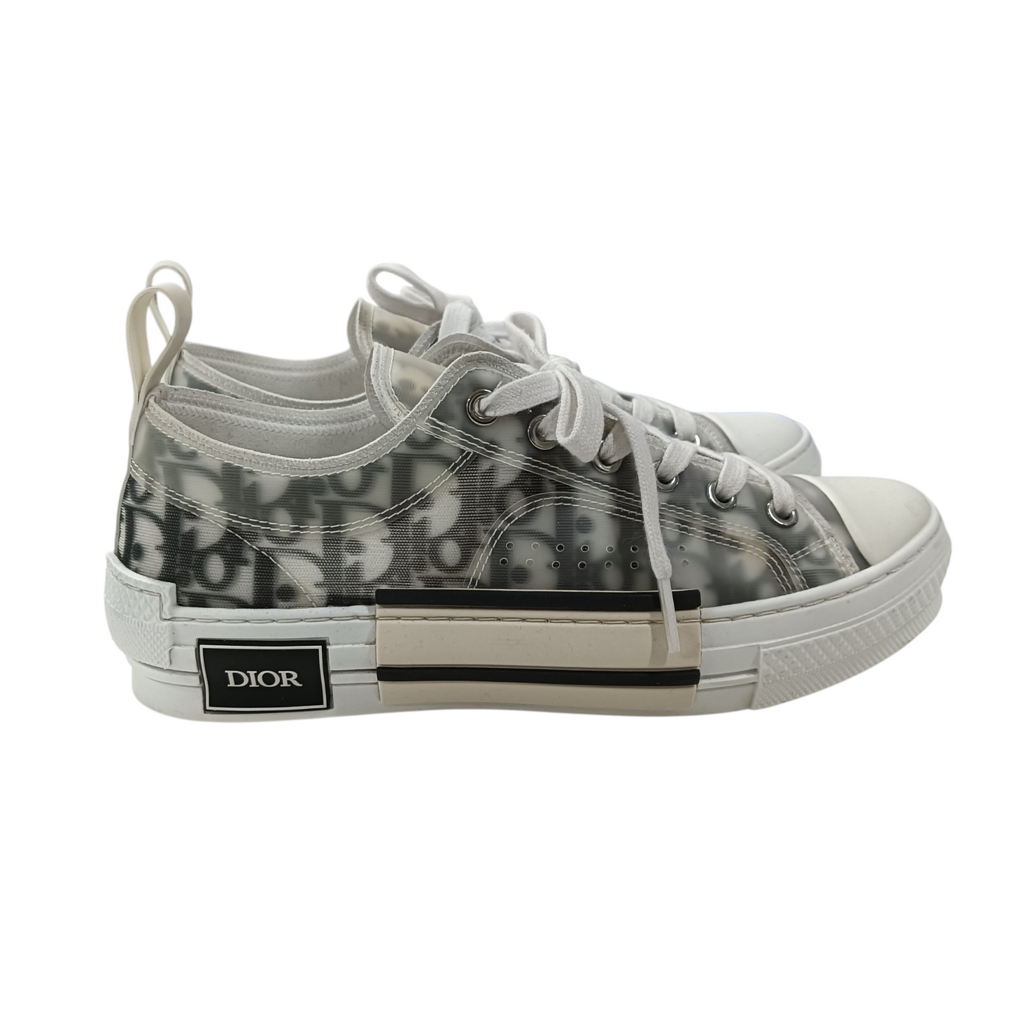 Christian Dior Sneaker Lady's 38 White And Black *Stain