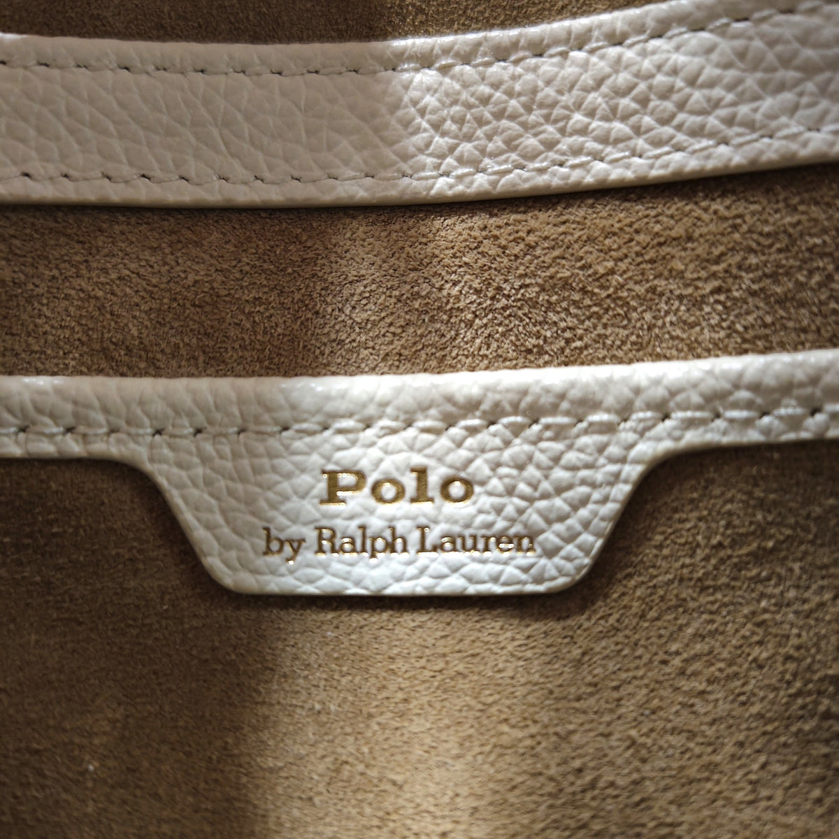 POLO RALPH LAUREN Shoulder Bag Polo id White Rank A
