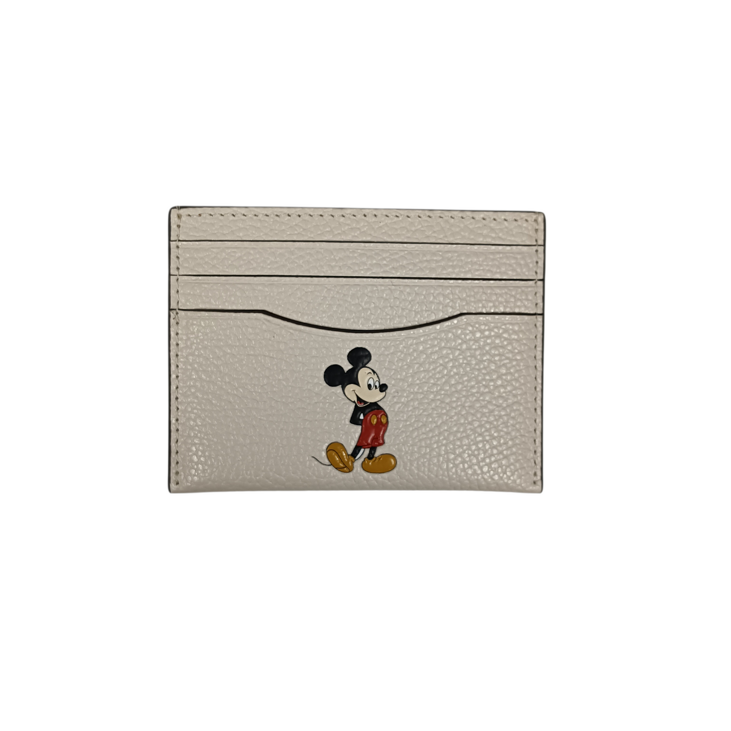 COACH Card Case Beige CR375