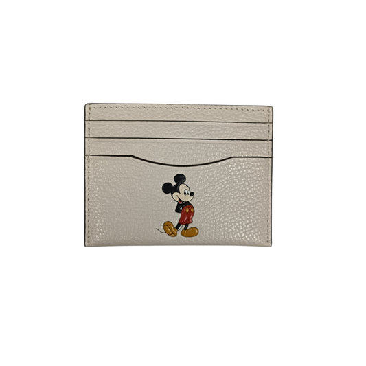 COACH Card Case Beige CR375