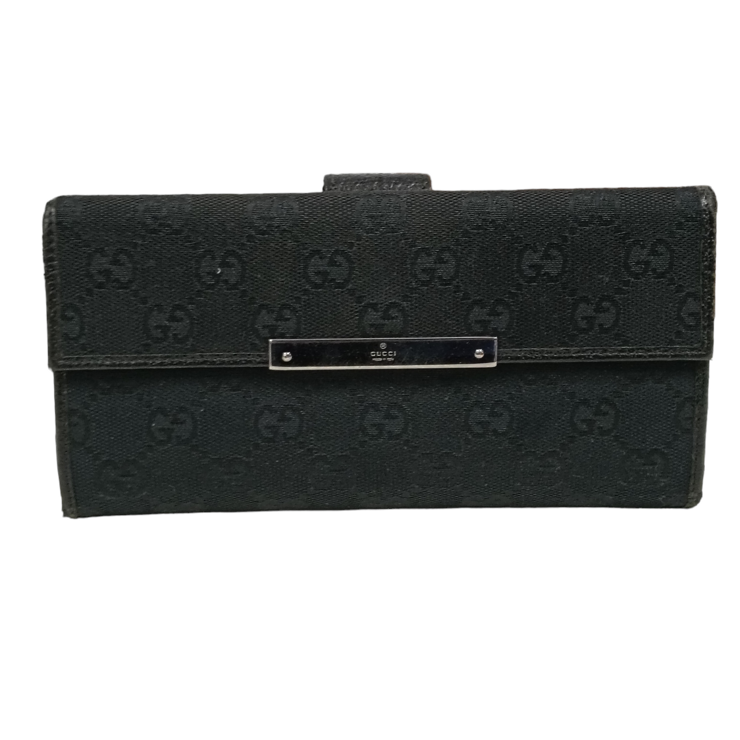 GUCCI Long Wallet Black 106650