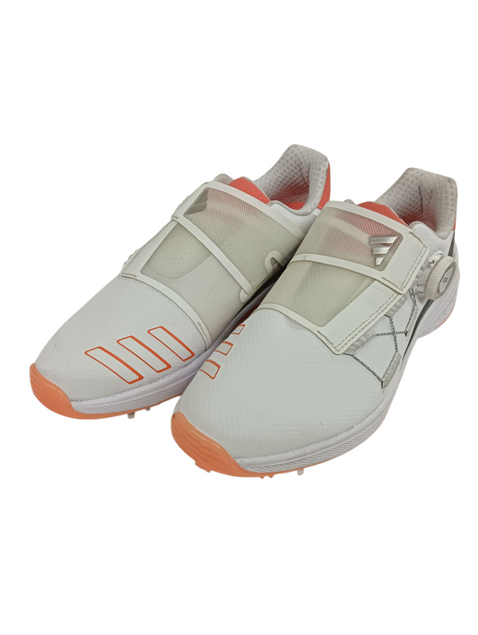 Adidas Golf Shoes Size 6.5 us Lady's White And Orange HP2225