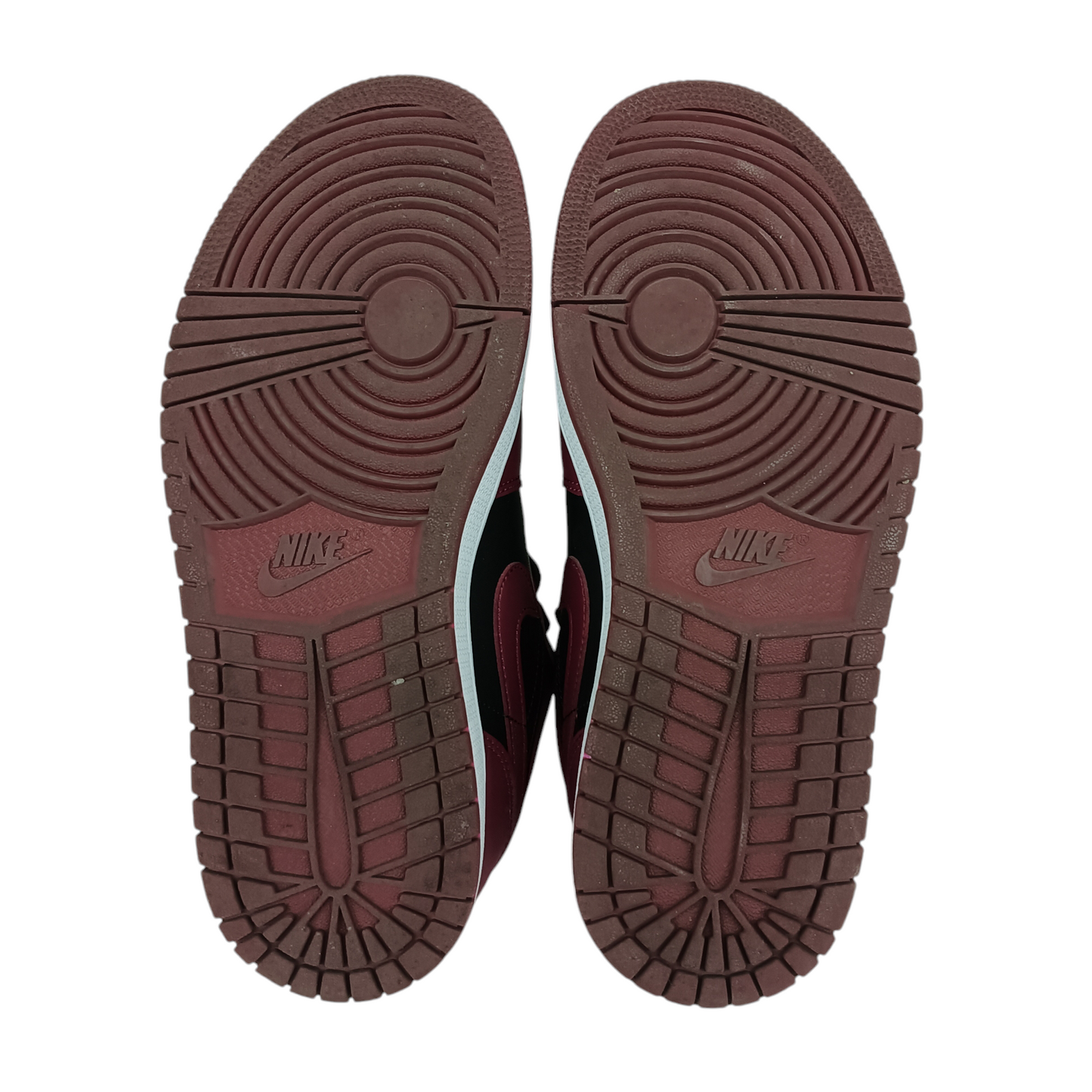NIKE Sneaker 24.5 DB6491-600 Mens Burgundy/Black