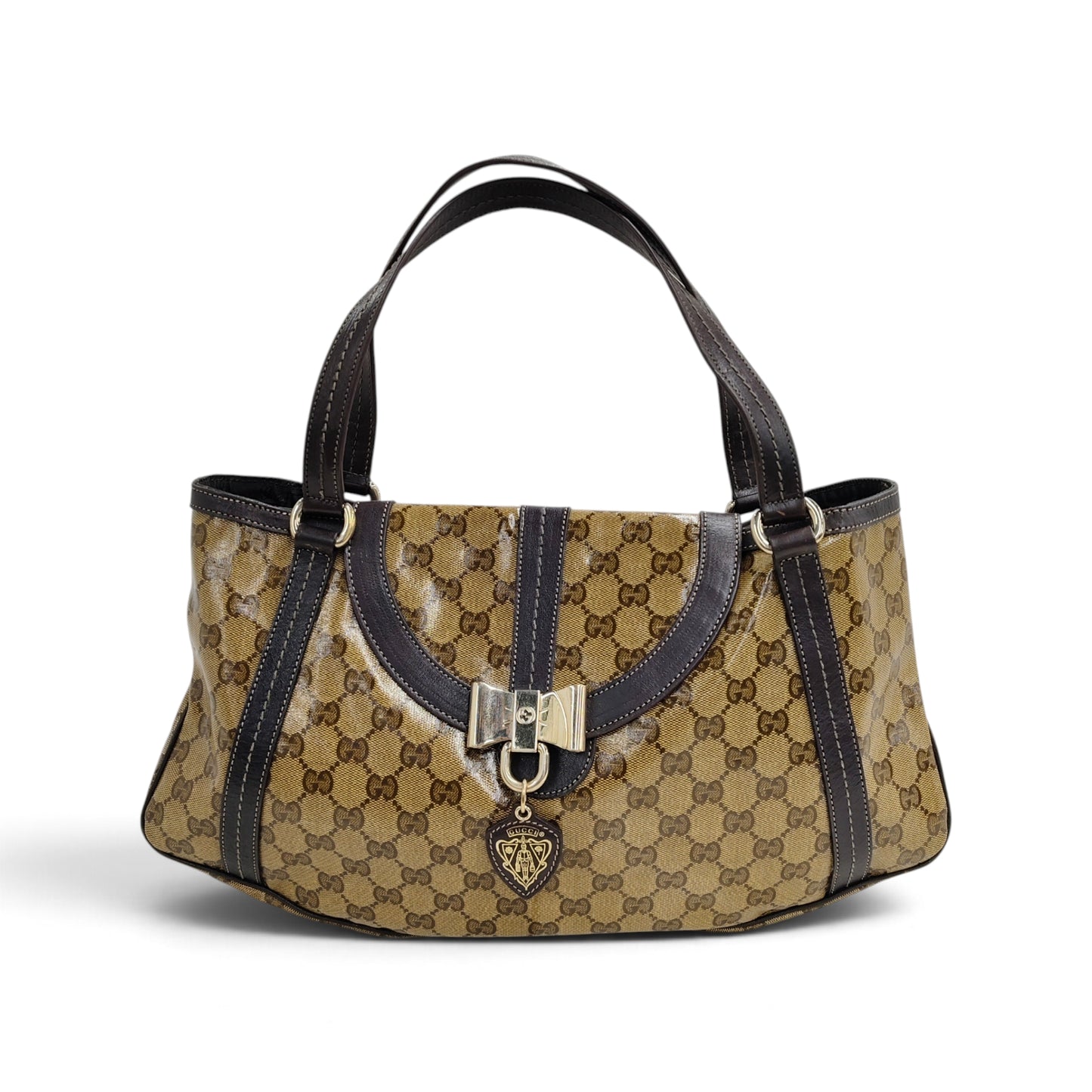 GUCCI Tote Bag 181476 Brown Rank B