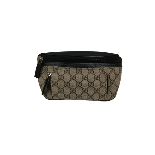 GUCCI Waist Bag 450946 Black And Beige 524947
