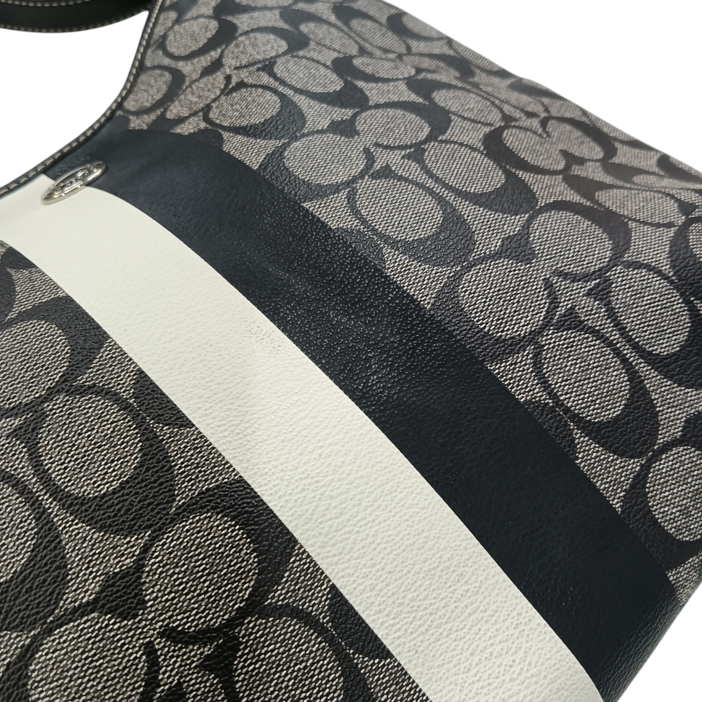 COACH 2Way Bag Black/Blue F14476