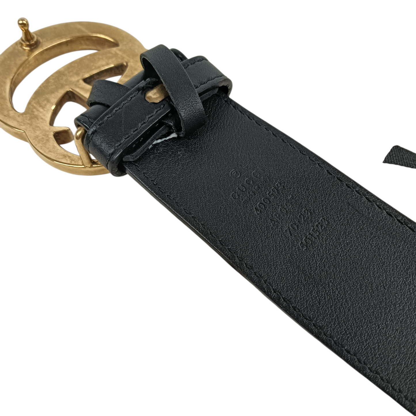 GUCCI Belt Gold/Black 400593