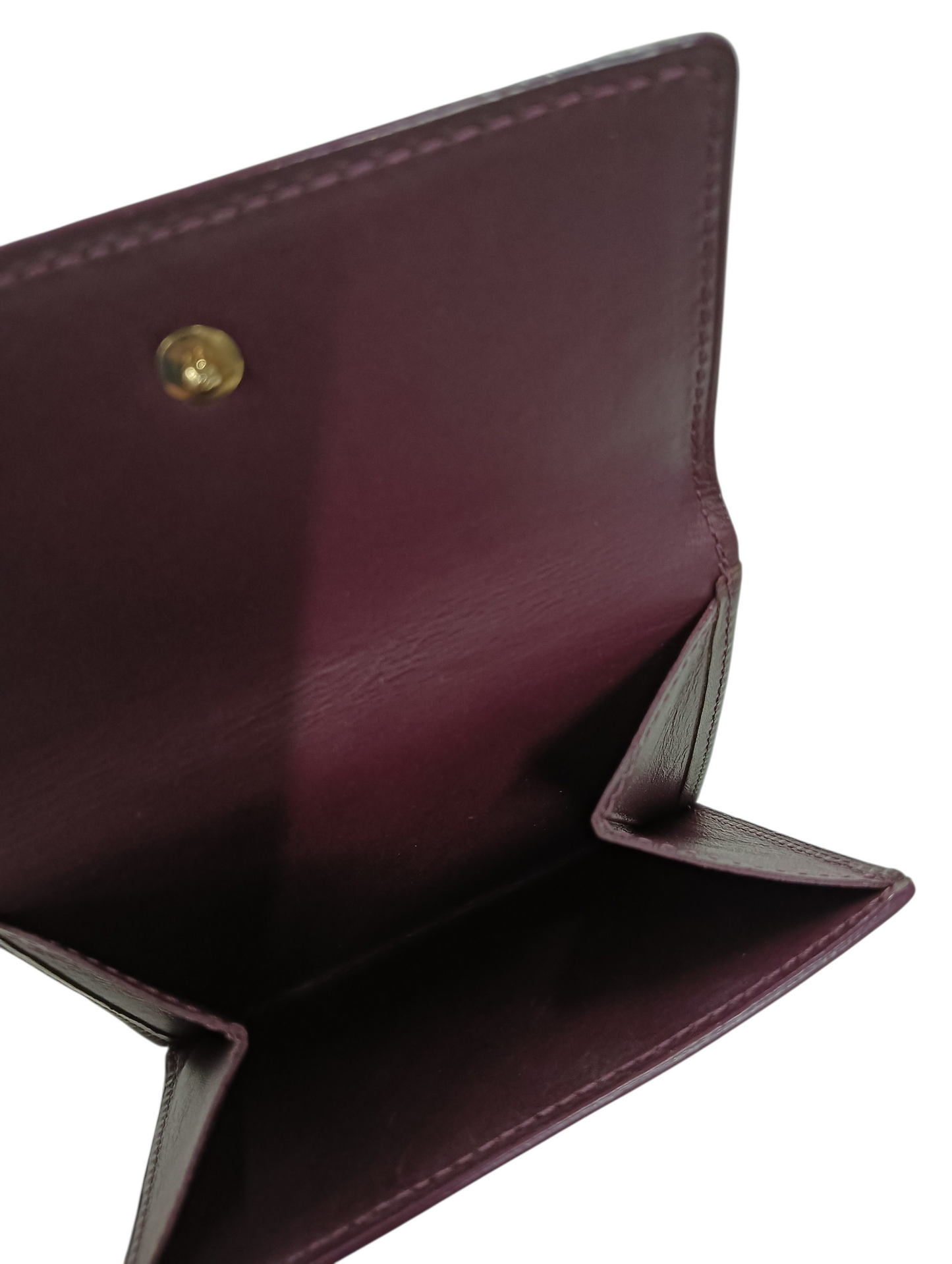 LOUIS VUITTON Wallet Vernis M91170 Bronze TH5017 Bifold