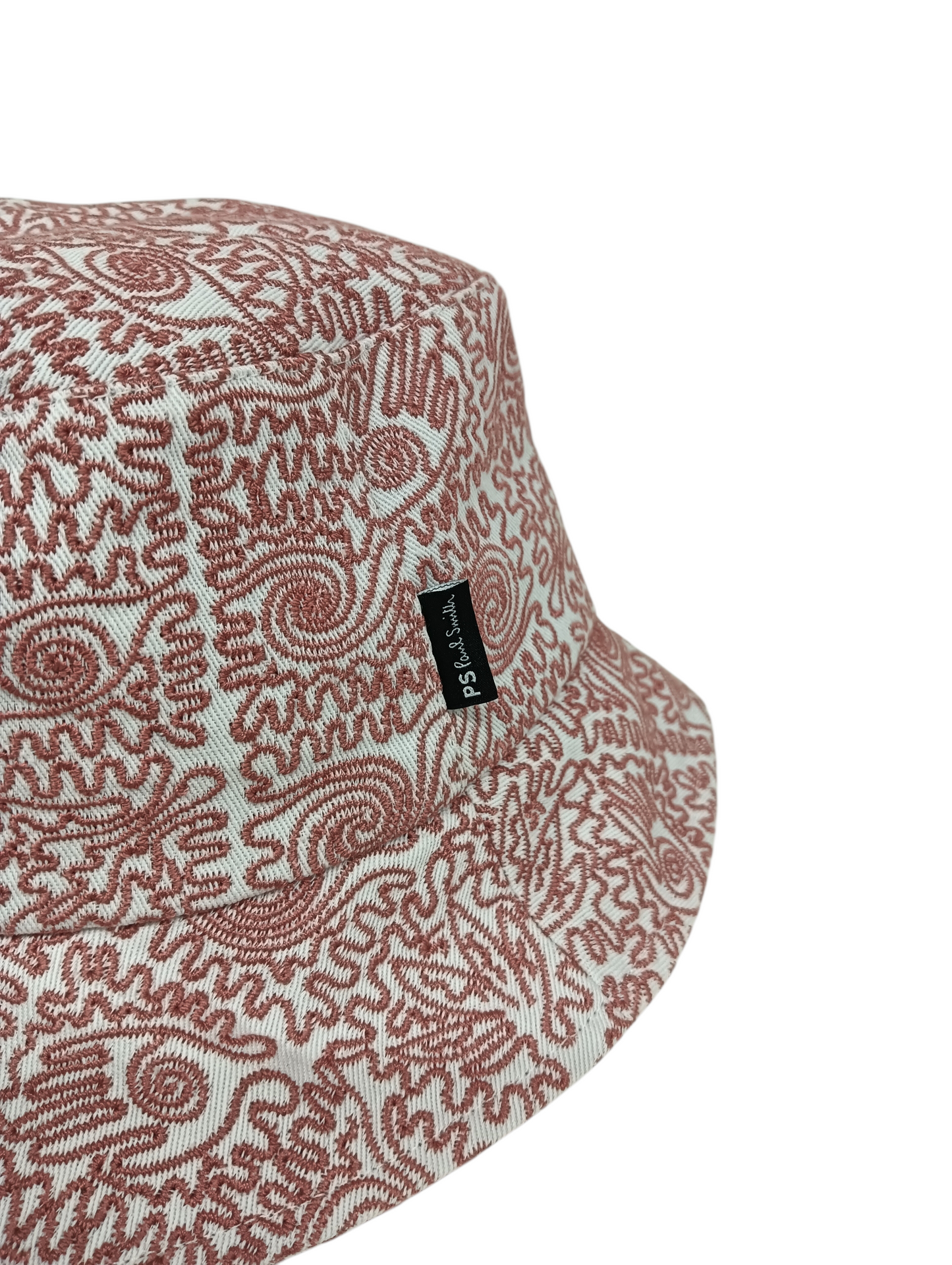 PS Paul Smith Bucket Hat M2A-921DT-M922 Pink And White