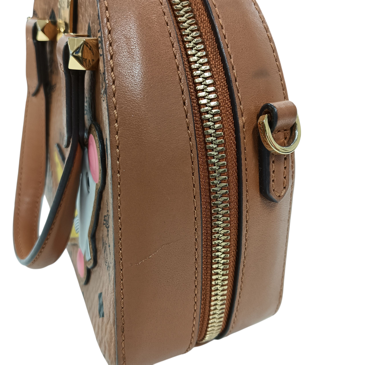 MCM Shoulder Bag HALF MOON Brown MWTASSE10C0001