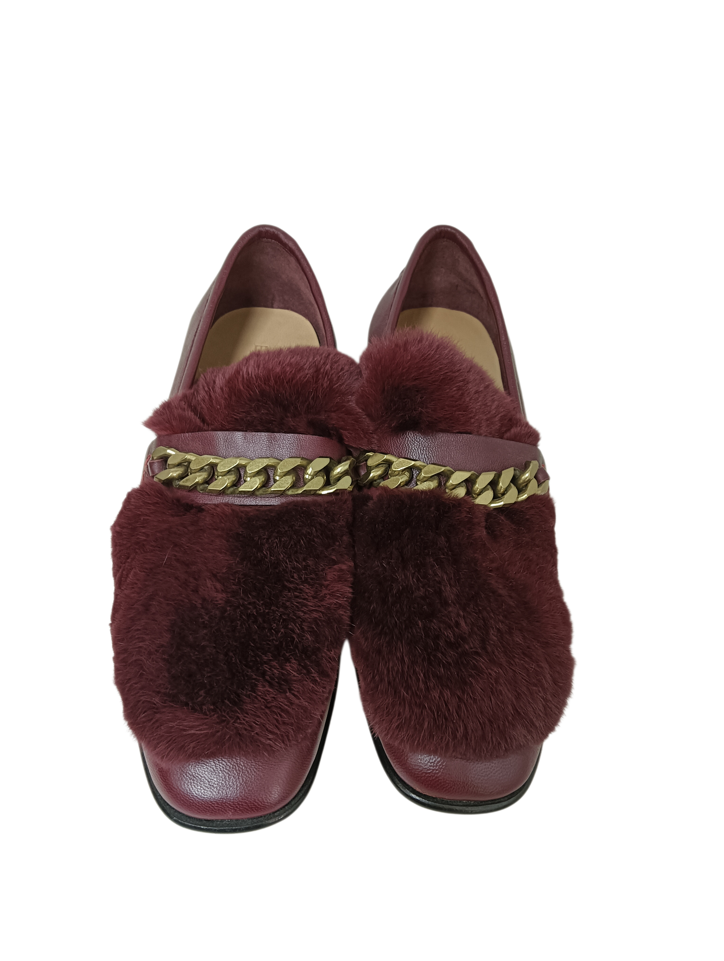 BOYY Shoes Size 42 Mens Red Wine Fur