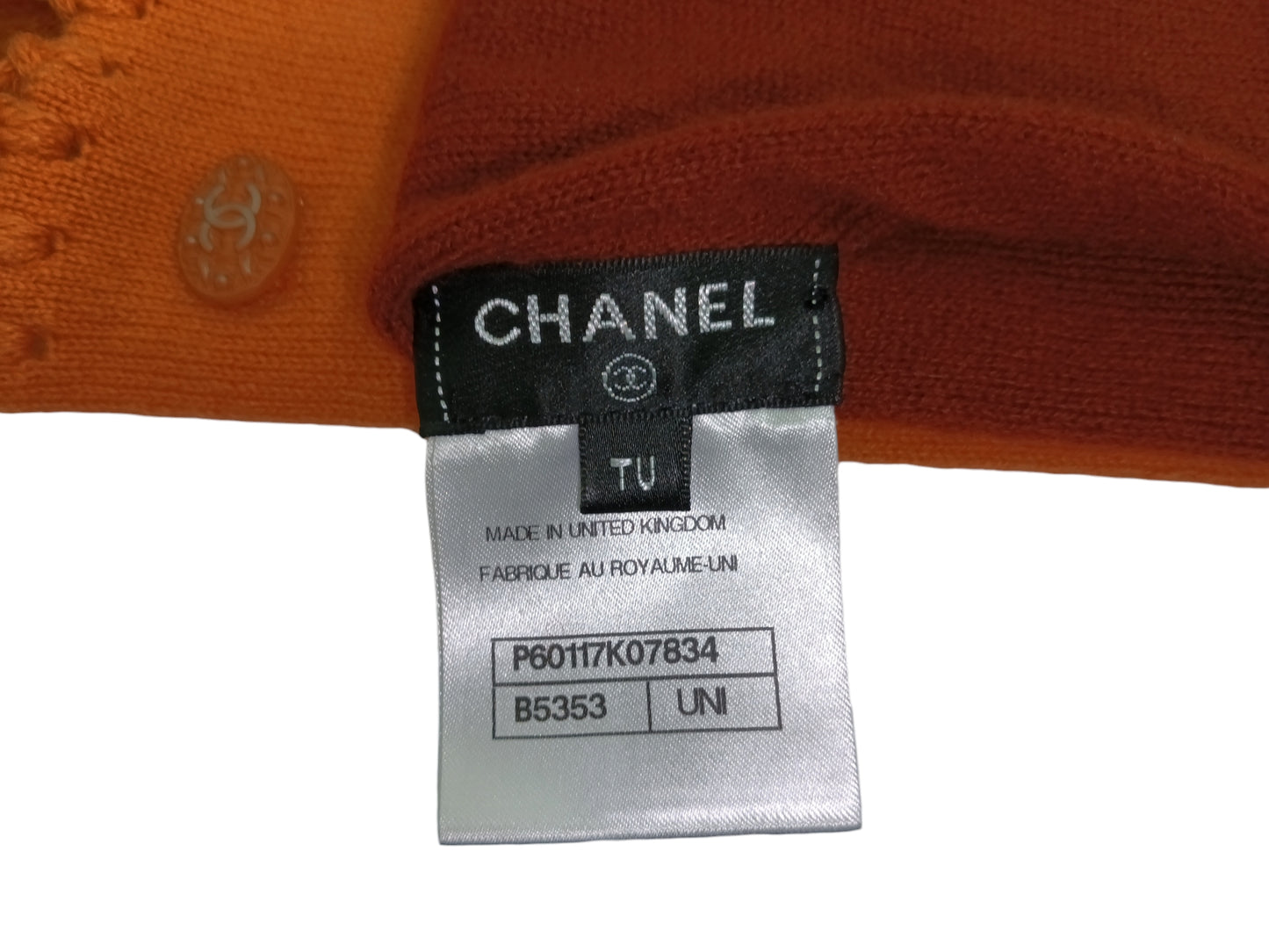 Chanel Stall Orange/Brown P60117K 07834 B5353 RANK A