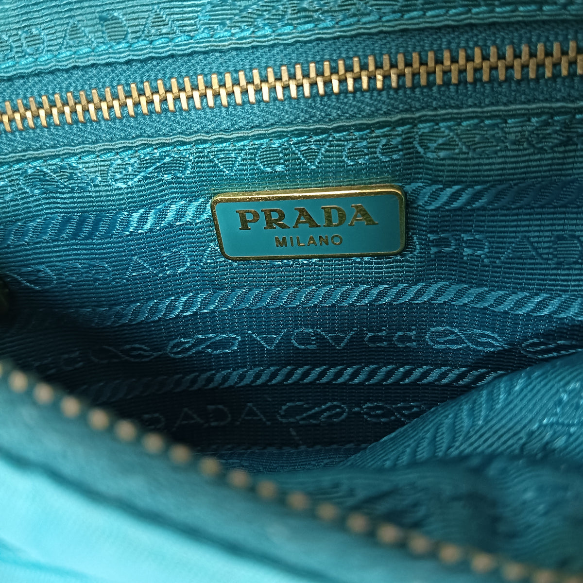 PRADA Shoulder Bag BT0779 Blue **Scratch/Stain