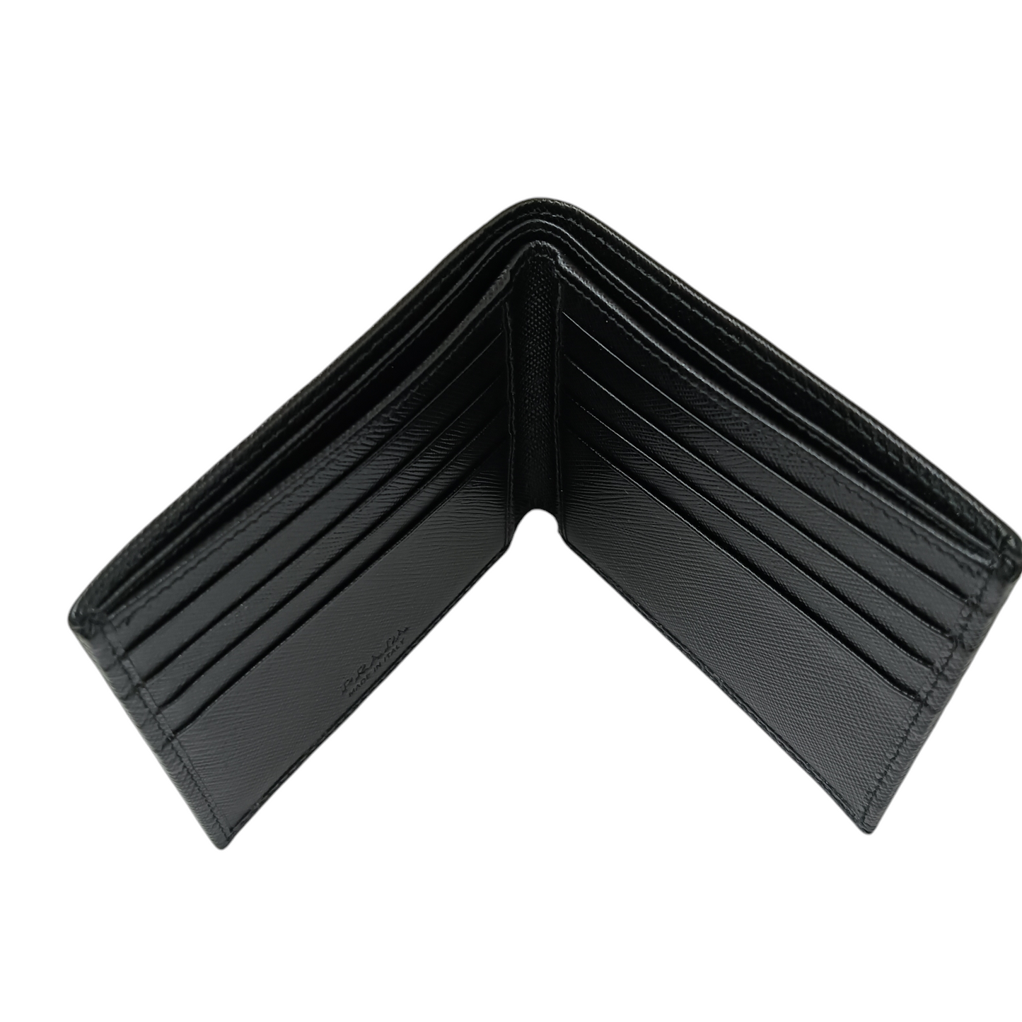 PRADA Wallet 2M0513 Black 107F Rank B