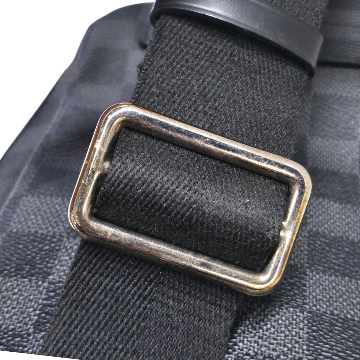 LOUIS VUITTON Body Bag Damier Graphite N41719 Black MB4118 Scratch/Sticky Rank B